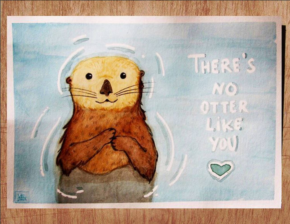 There's no otter like you by catarinasbm