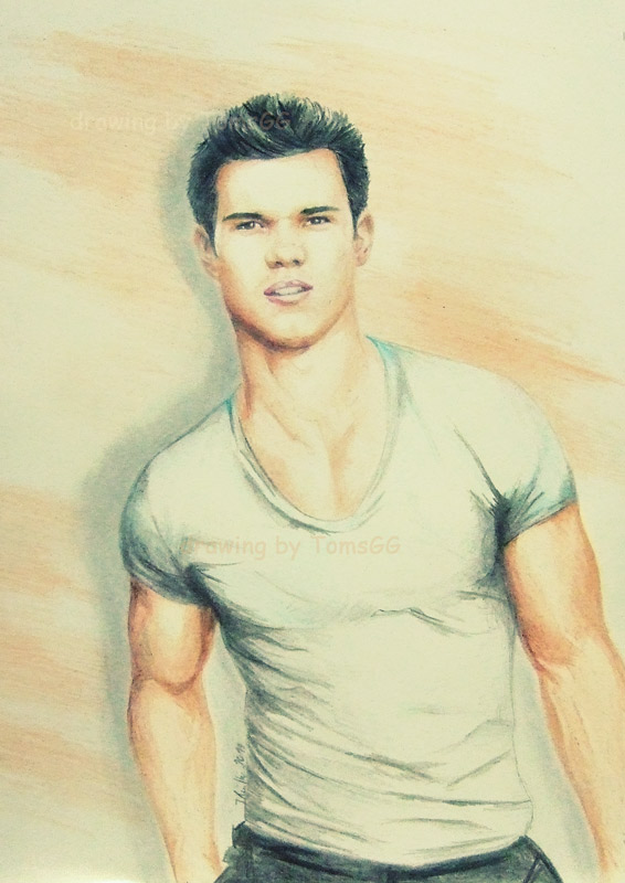 Taylor Lautner GQ drawing