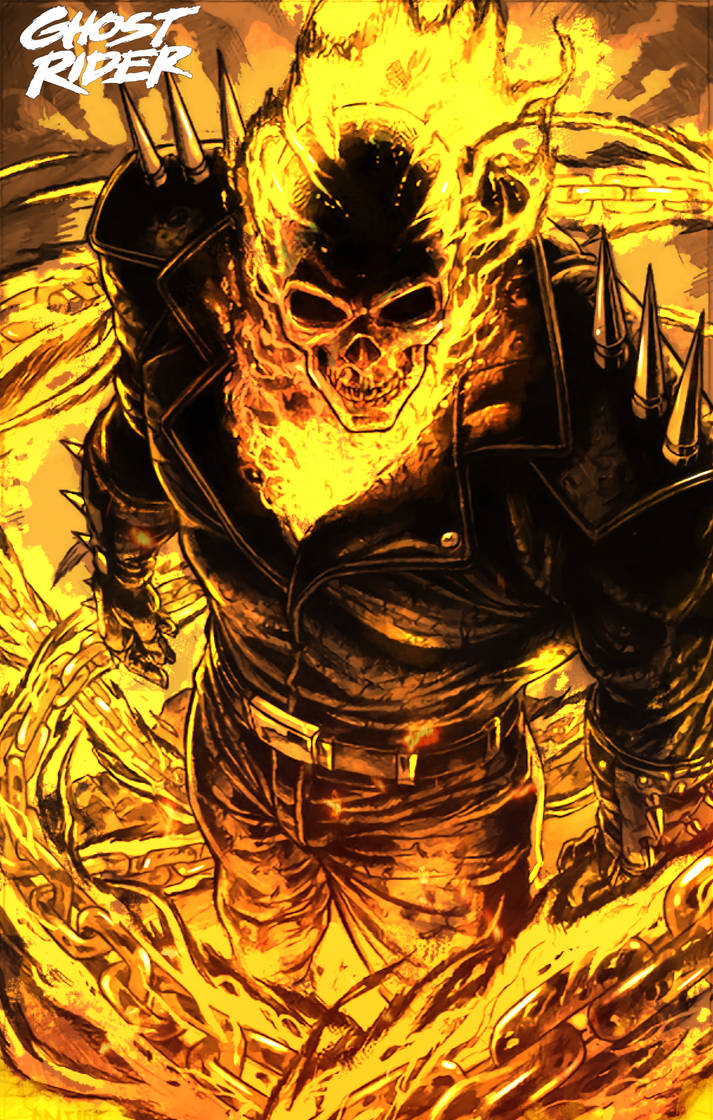 Ghost Rider - Colors : Azelus Arts by warsmith6666 on DeviantArt