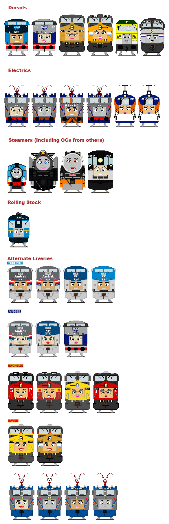 Open Loco Sprites OC Front View Sprites by darthrodrick on DeviantArt