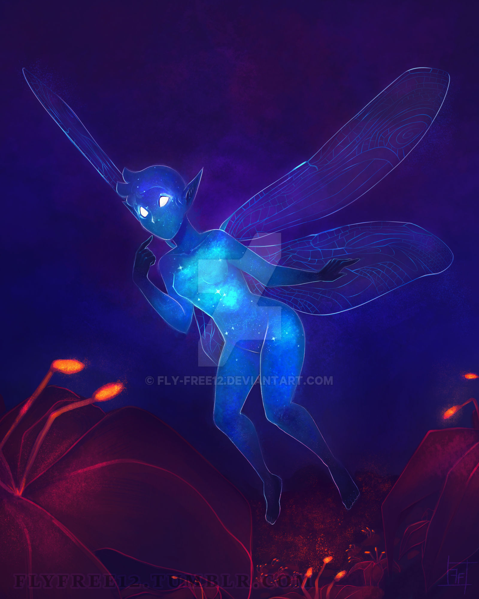 Galaxy Fairy by Fly-Free12 on DeviantArt