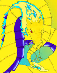 Yellow and Blue Dragon