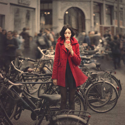 raspberry sorbet in Amsterdam