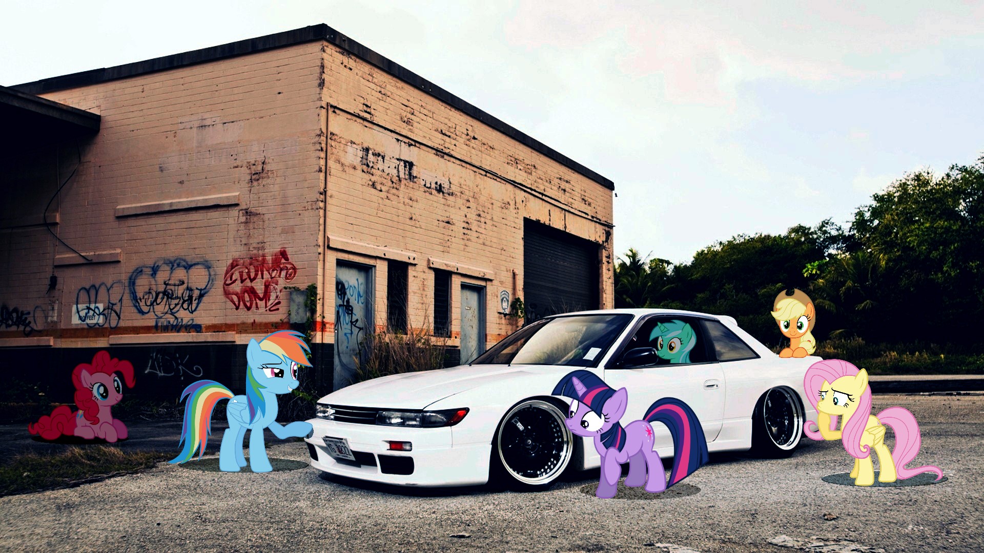 Ponified Nissan Silvia S13 Wallpaper By Make451 On Deviantart Ponified Nissan Silvia S13 Wallpaper By Make451 On Deviantart