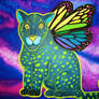 Neon Leopard Butterfly