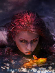 The Mermaid by Phatpuppyart-Studios