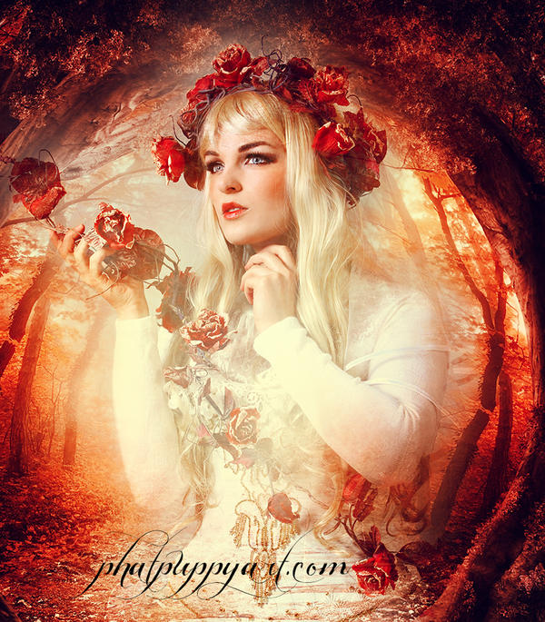 Autumn Queen by Phatpuppyart-Studios