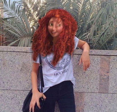 Merida the cool ( mericcup modern edit , Merida by keelyong on DeviantArt