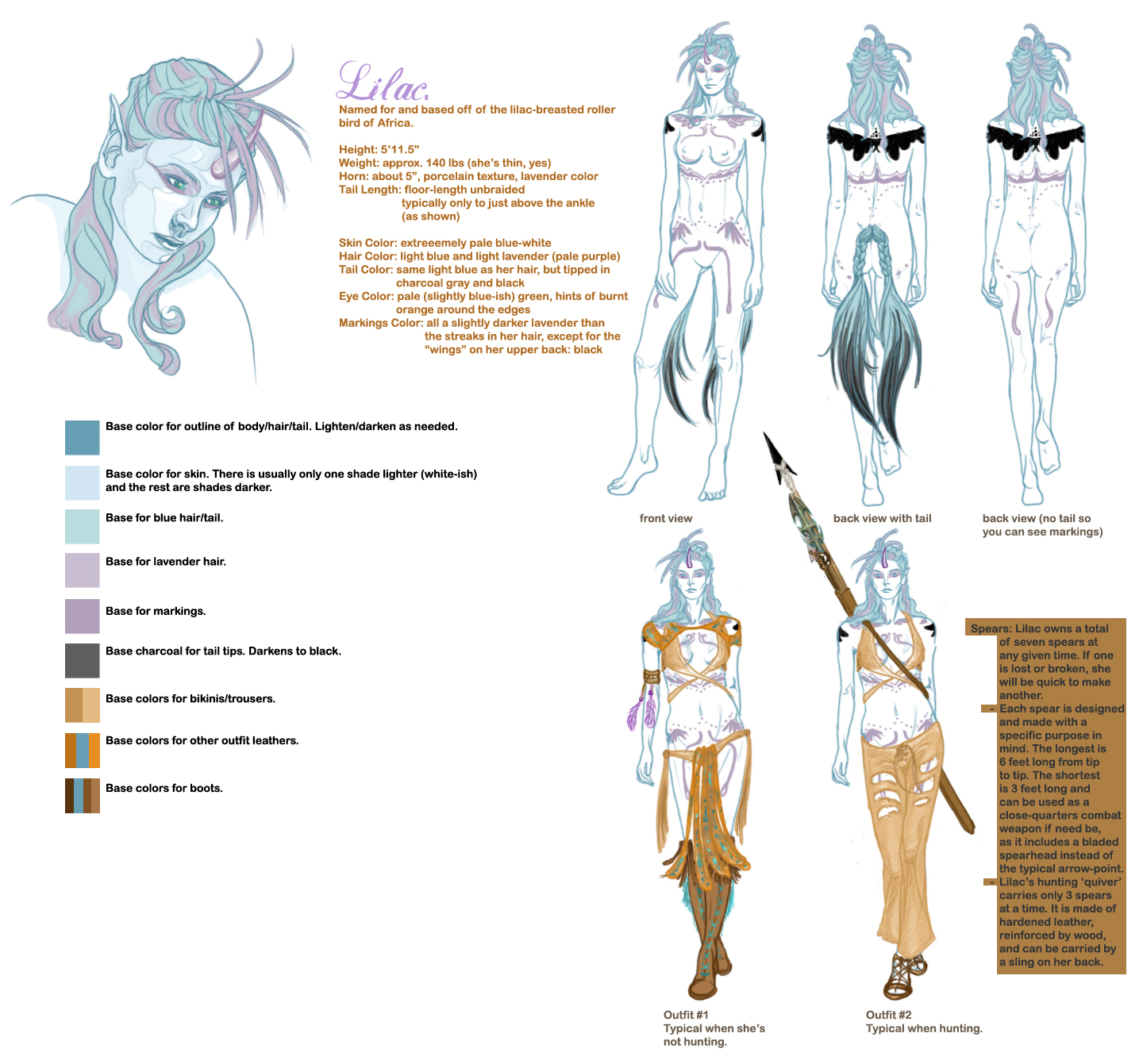 Character Sheet: Lilac