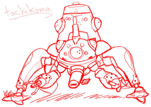 Tachikoma Fan art