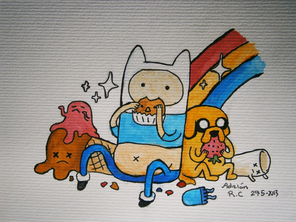 Cute! Adventure time! by Inkhov on DeviantArt