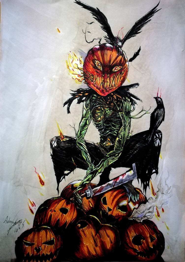 Cornfield Pumpkin - Day of the dead contest by Khov97 Cornfield Pumpkin - Day of the dead contest by Khov97