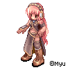 Pixel Art - Megurine Luka by Ponpokorin