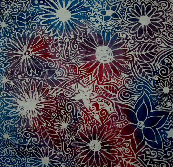Batik Funky Floral Batik by teddy-n-bunny on DeviantArt