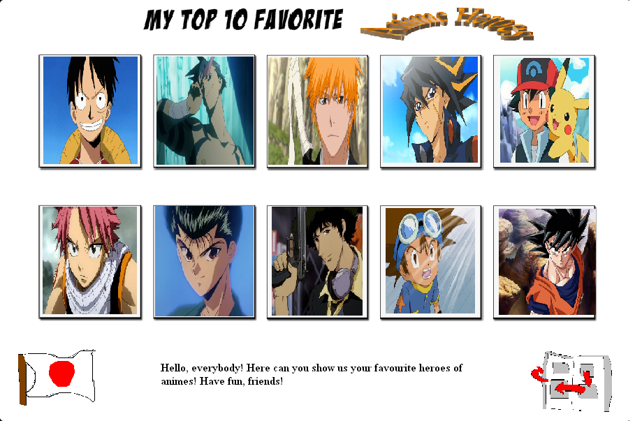 Top 10 Favorite Yu-Gi-Oh! 5D's Characters by FlameKnight219 on DeviantArt