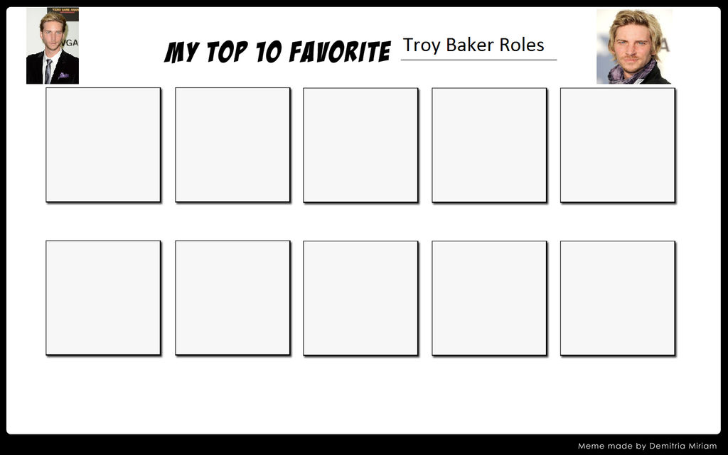 My Top 10 Troy Baker Roles (Re-Do) by Dawn-Fighter1995 on DeviantArt
