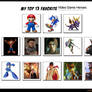 My Top 13 Video Game Heroes