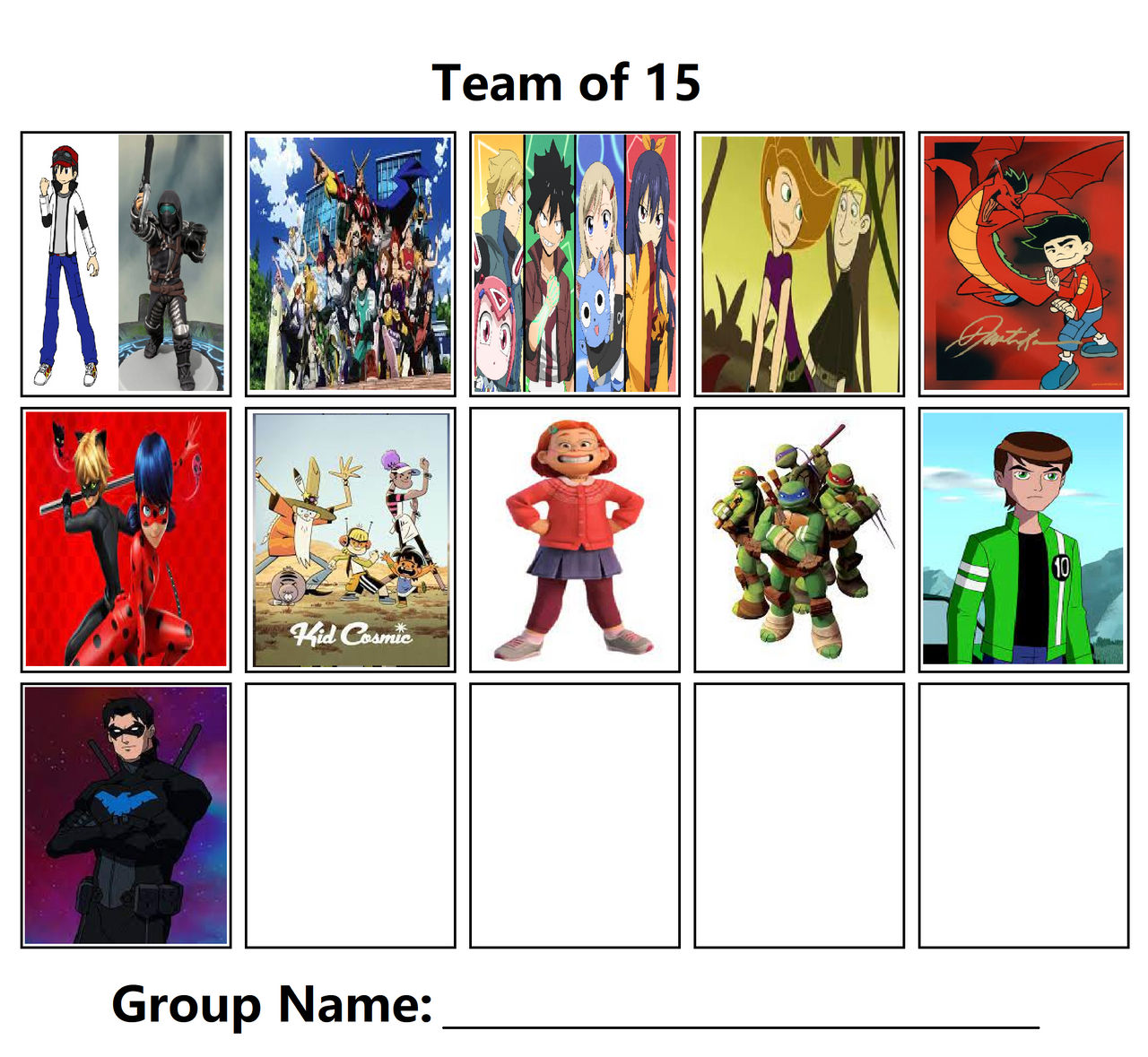 Heroforce by RebeloftheDawn95 on DeviantArt