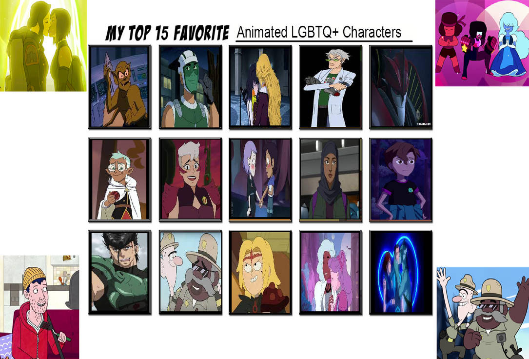 My Top 15 Animated LGBTQ+ Characters Pt. 2 by RebeloftheDawn95 on