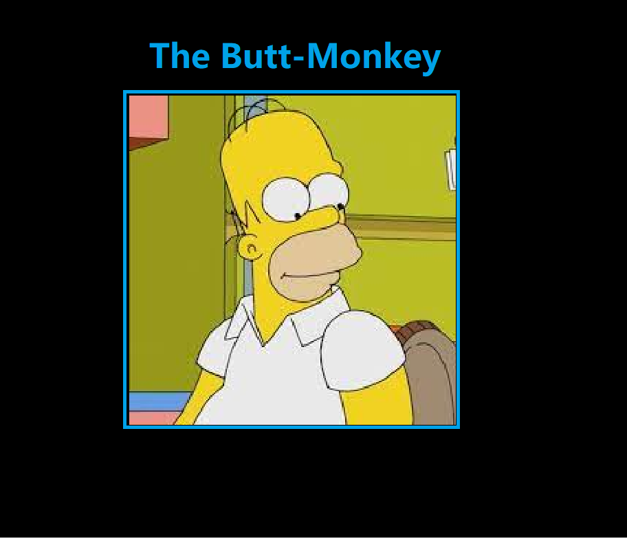 Butt-Monkey - Loathsome Characters Wiki