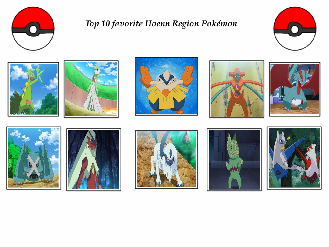 10 Pokémon mais fortes da região de Hoenn