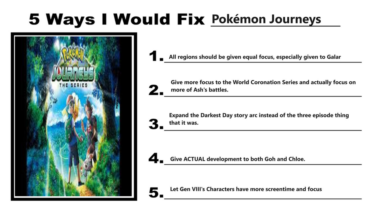 Pokemon Problem 5 Ways I'd Fix Pokemon Journeys by RebeloftheDawn95 on DeviantArt