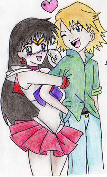 Yamato Ishida and Sailor Mars