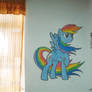Rainbow Dash in my wall