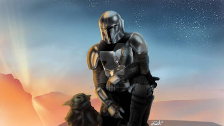 The Mandalorian fan art