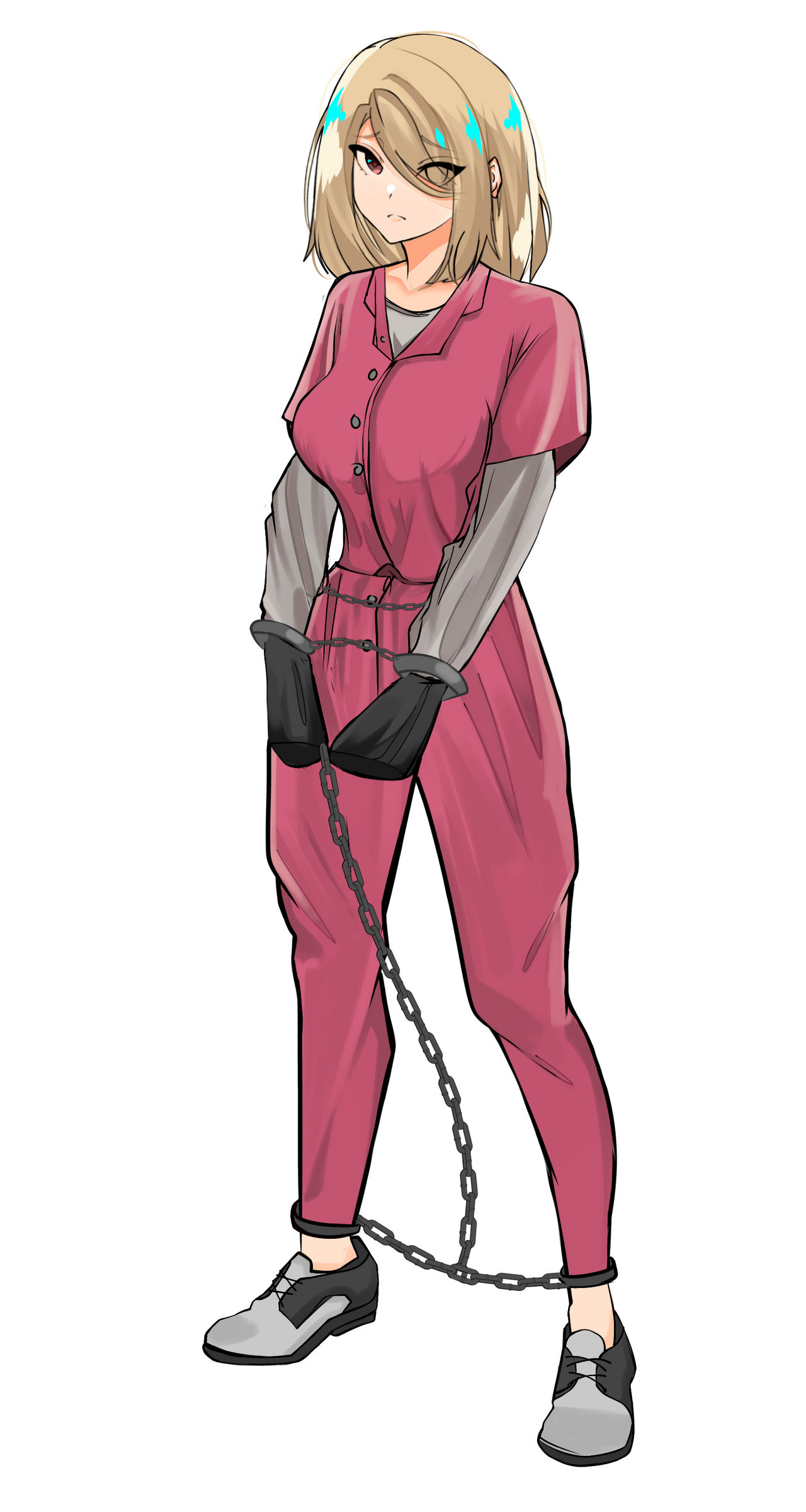 Allison Restrained in Pink Jumpsuit and Mitts by Dsco42 on DeviantArt