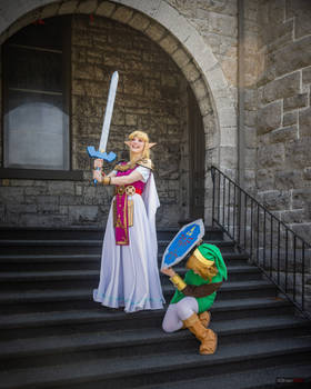Link + Zelda - Princess Has the Master Sword