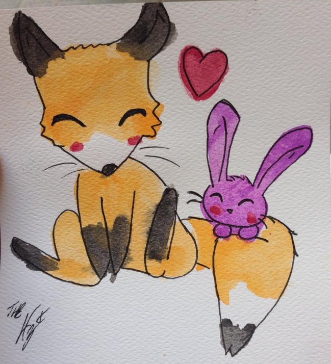 Fox and Bunny Chibi