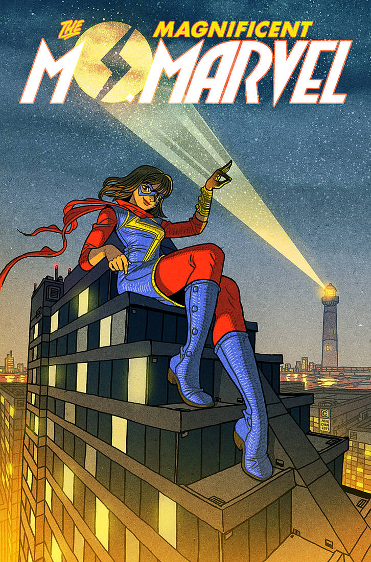 The Magnificent Ms Marvel #2 Variant Cover by AfuChan on DeviantArt