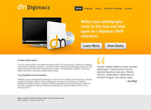 DVD Slideshows Website