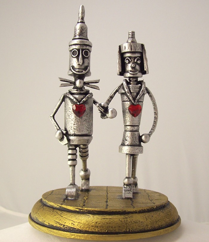 Oz Tin Man Wedding Cake Topper