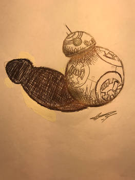 Quick 20 min drawing of BB-8