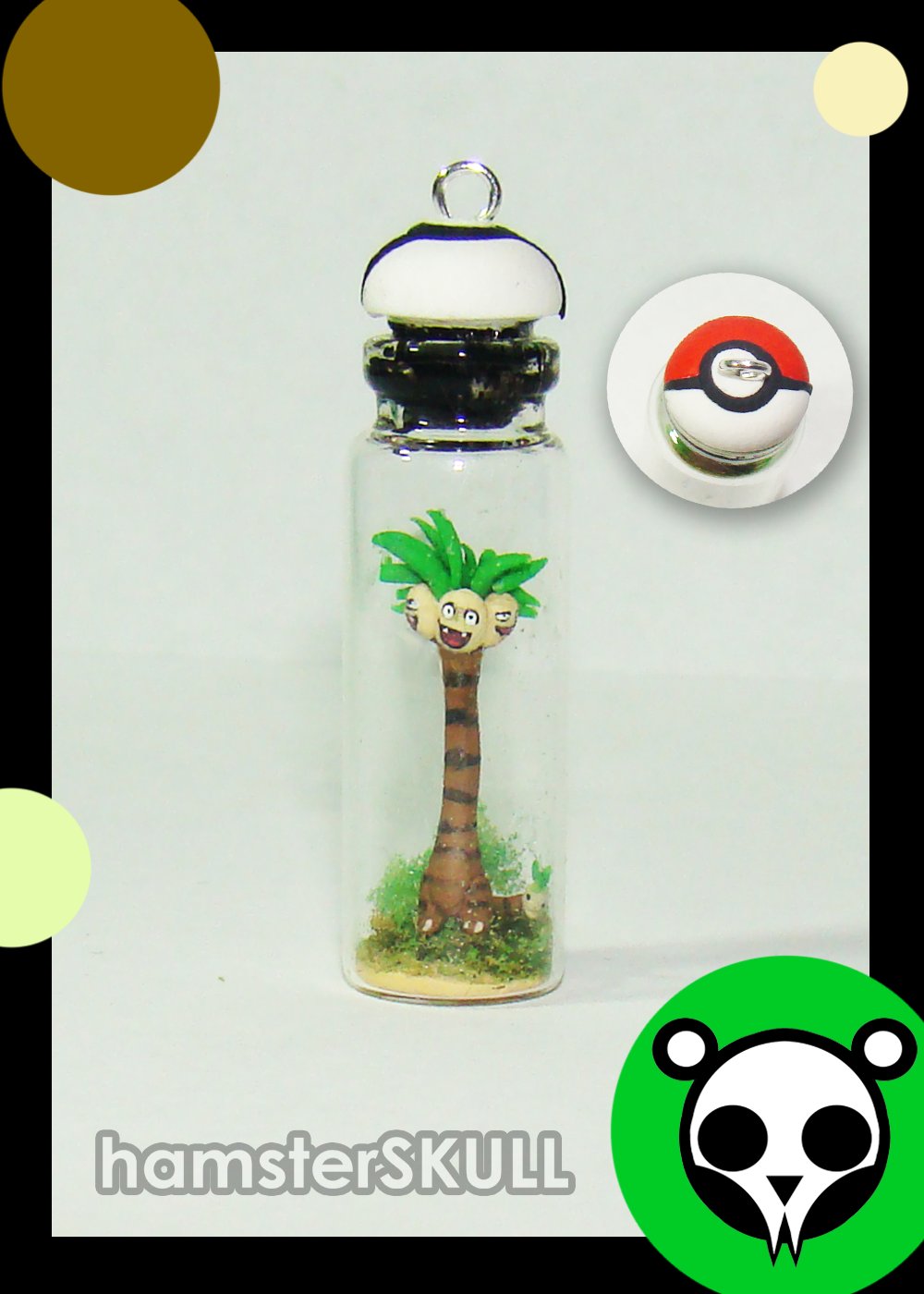 Alolan Exeggutor Miniature Bottle Necklace