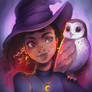 Moon Owl Witch