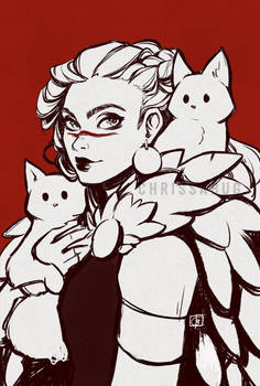 Frejya and her Cats