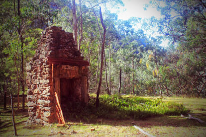 ruins at Newnes