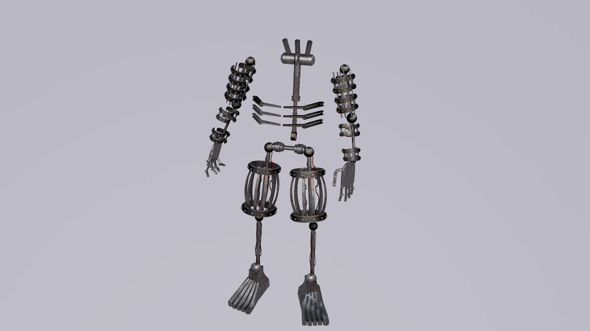 Springlock endoskeleton (UNLOCKED) by jpmodels on DeviantArt