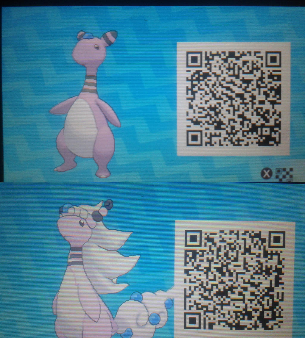 Shiny Ampharos Mega Ampharos Qr Codes By Cybrawler253 On Deviantart