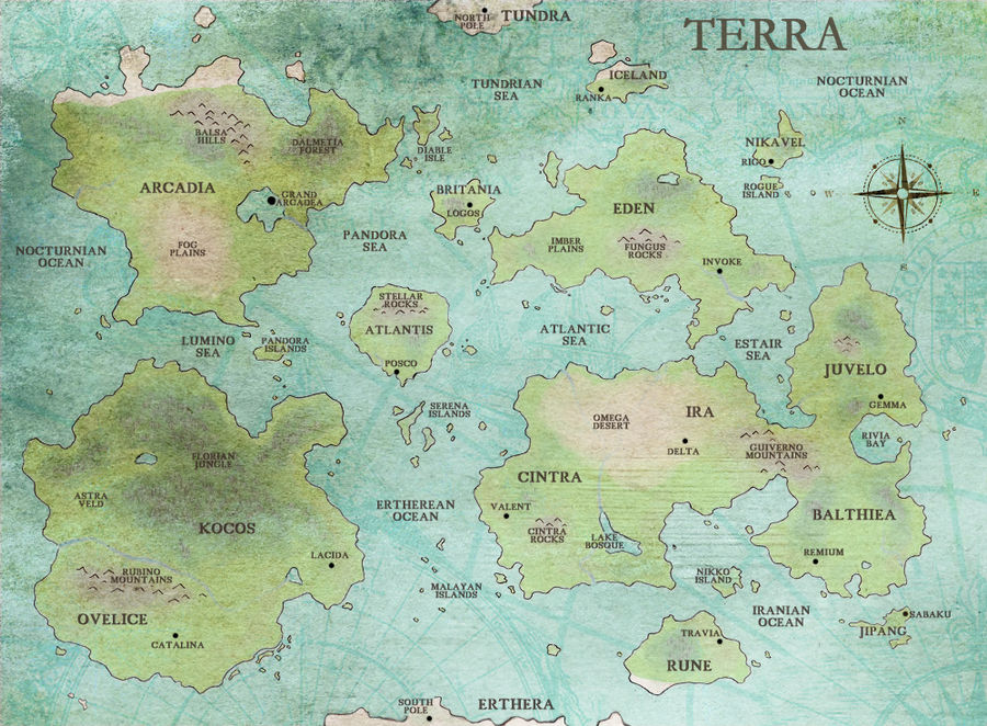 Sw World Map SN: World Map by Alina-chan on DeviantArt