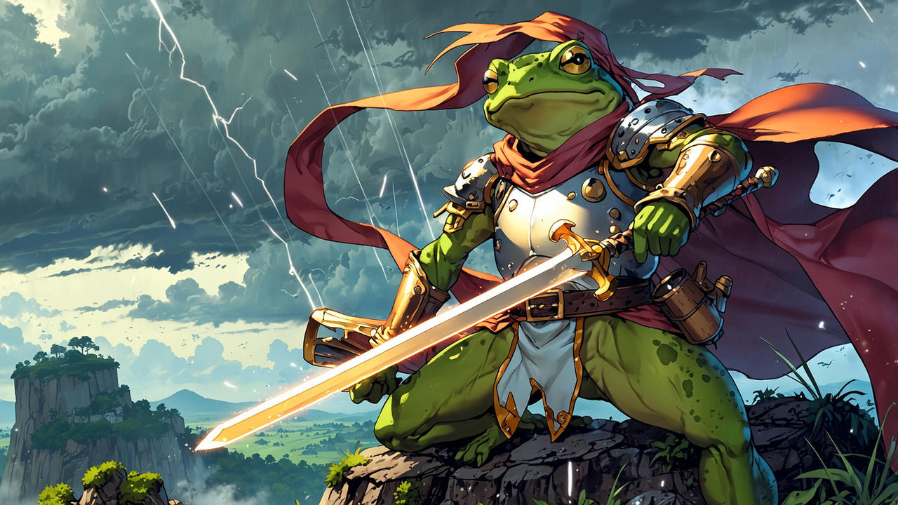 Trigger Frog Frog from Chrono Trigger by Siernaq1 on DeviantArt