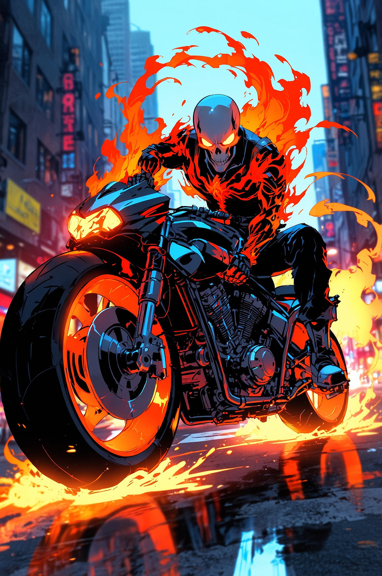 Marvel The Rider Marvel - Ghost Rider by Siernaq1 on DeviantArt