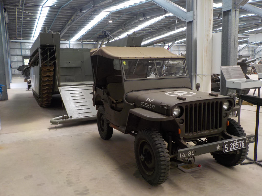 Jeep and LVT-4 by thoughtengine on DeviantArt