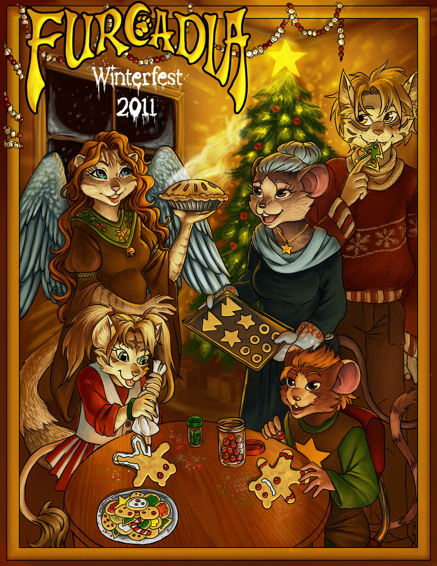 Furcadia winterfest coloring contest entry