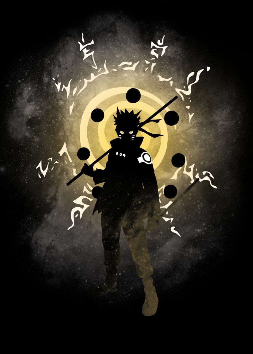 Naruto Uzumaki Six Paths Dark Wallpaper