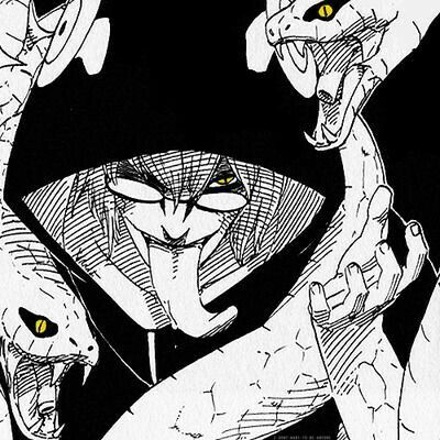 Kabuto Yakushi Snake Cloak (Naruto Manga)