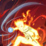 Naruto Uzumaki (Nine Tails Chakra Mode) Wallpaper